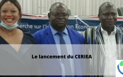 Le lancement du CERIEA